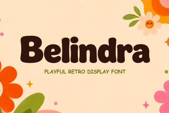 Belindra: A Playful Retro Display Font for Editorial Charm