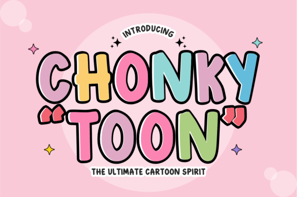 Chonky Toon: A Playful Display Typeface for Digital Brands