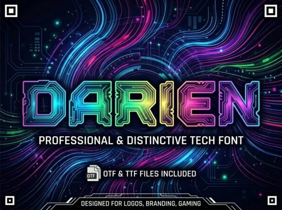 Darien: A Display Typeface That Strengthens Your Brand Identity
