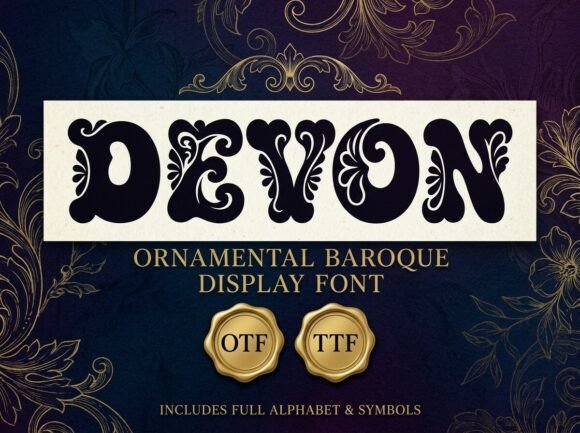 Devon: A Display Typeface That Commands Attention
