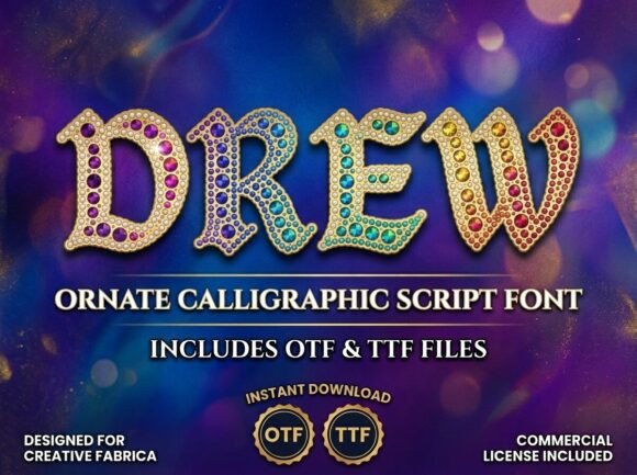 Drew: A High-Contrast Display Typeface for Impactful Web Design