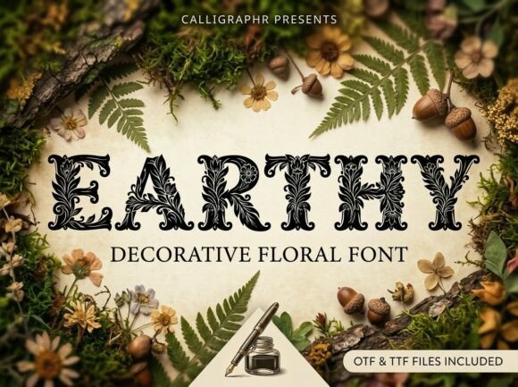 Earthy: A Display Font That Brings Warmth and Craft to Your Brand