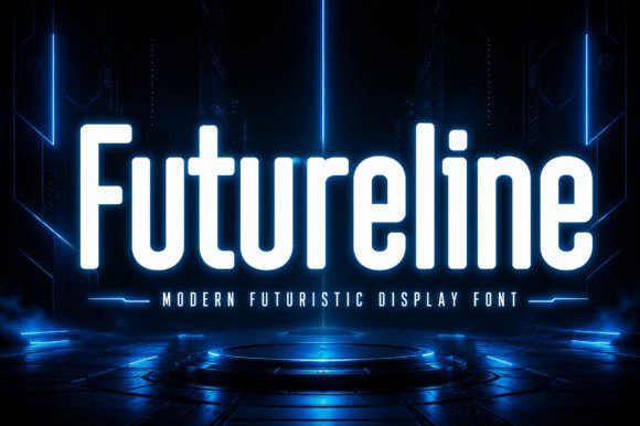 Futureline: A Futuristic Display Font That Elevates Digital Branding