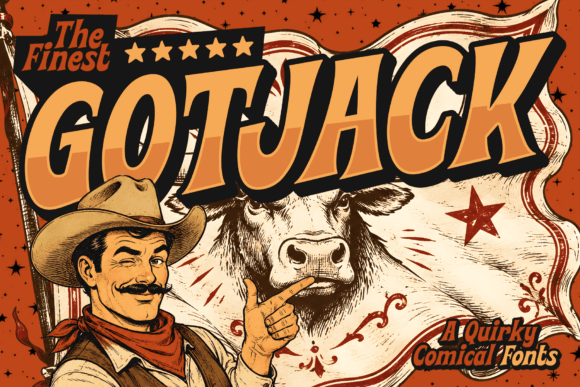 Gotjack: A Premium Vintage Comic Font for Small Business Branding