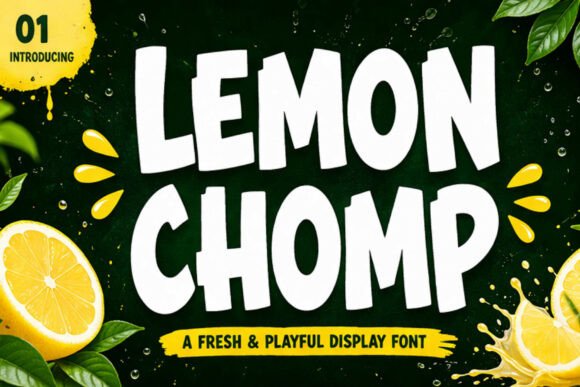 Lemon Chomp: A Bold, Juicy Display Font Worth Trusting