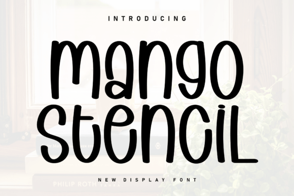 Mango Stencil: A Handwritten Display Font with Heartfelt Warmth