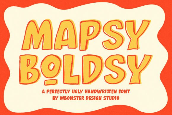 Mapsy Boldsy: A Display Font That Makes Your Brand Feel Human