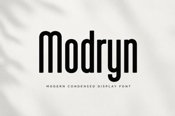 Modryn: A Bold Display Font That Builds Brand Trust