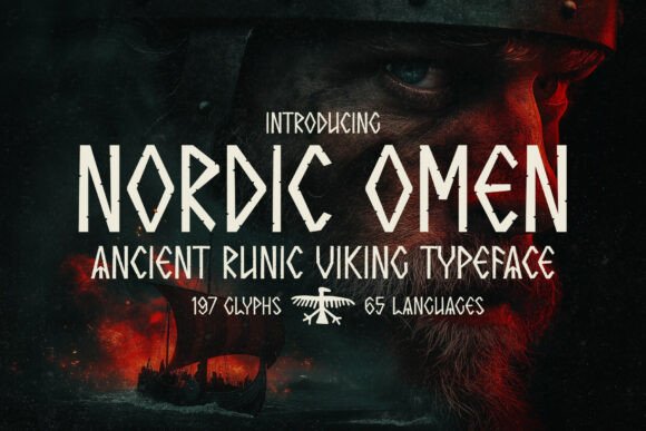 Nordic Omen: A Display Font with Mythic Presence