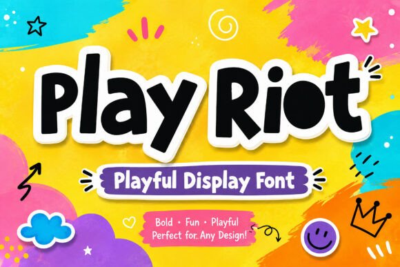 Play Riot: A Display Font That Feels Like a Smile