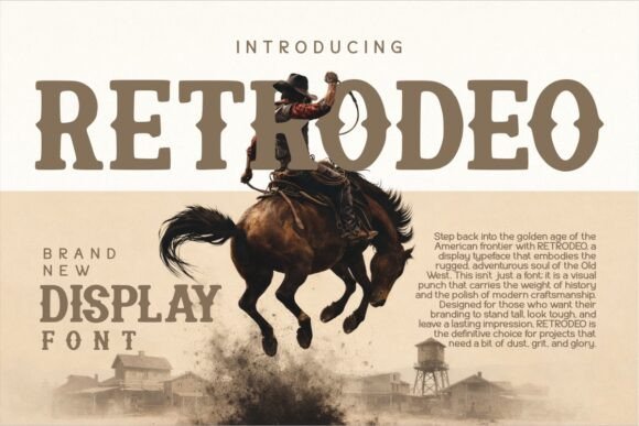 Retrodeo: A Bold, Free Display Font for Memorable Branding