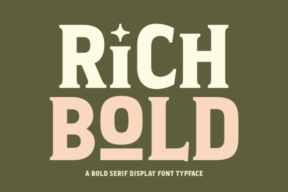Rich Bold: A Display Font That Makes Your Brand Feel Instantly Polished