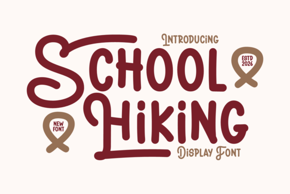 School Hiking: A Display Font for Distinctive Web Typography