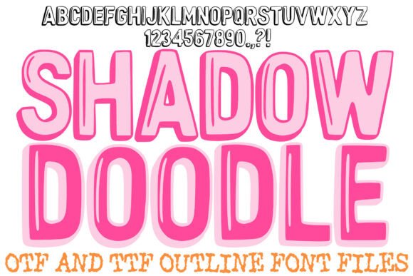 Shadow Doodle: A Friendly Display Font That Makes Your Brand Feel Human