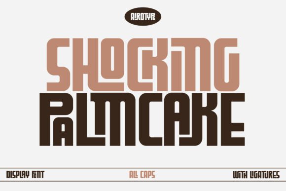 Shocking Palm Cake: A Display Font That Grabs Attention—Fast