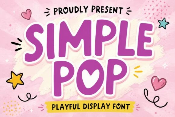 Simple Pop: A Display Font That Feels Like a Smile