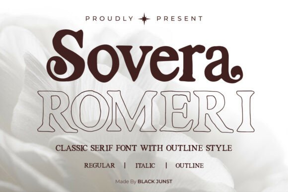 Sovera Romeri: A Display Font for Editorial Elegance