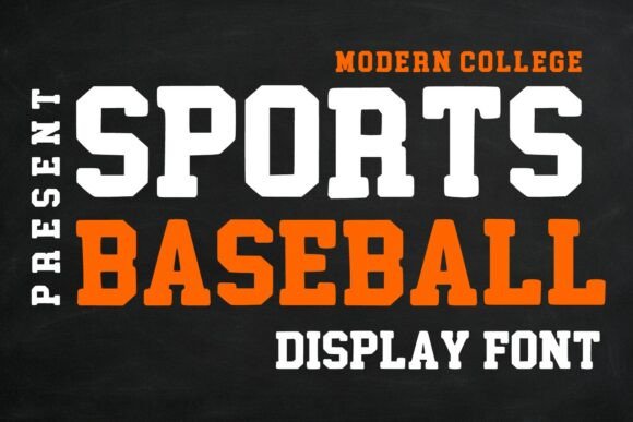 Sports Baseball: A Display Font with Athletic Clarity