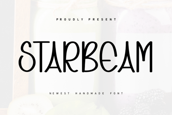 Starbeam: A Handwritten Display Font That Feels Human