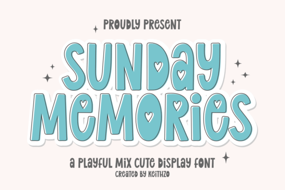 Sunday Memories: A Warm, Handcrafted Display Font for Makers