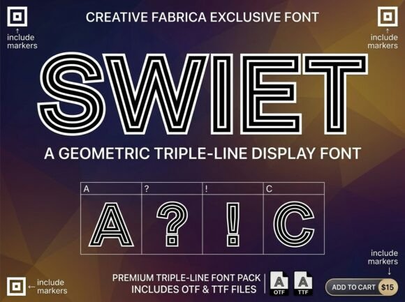 Swiet: A Display Typeface That Races With Purpose